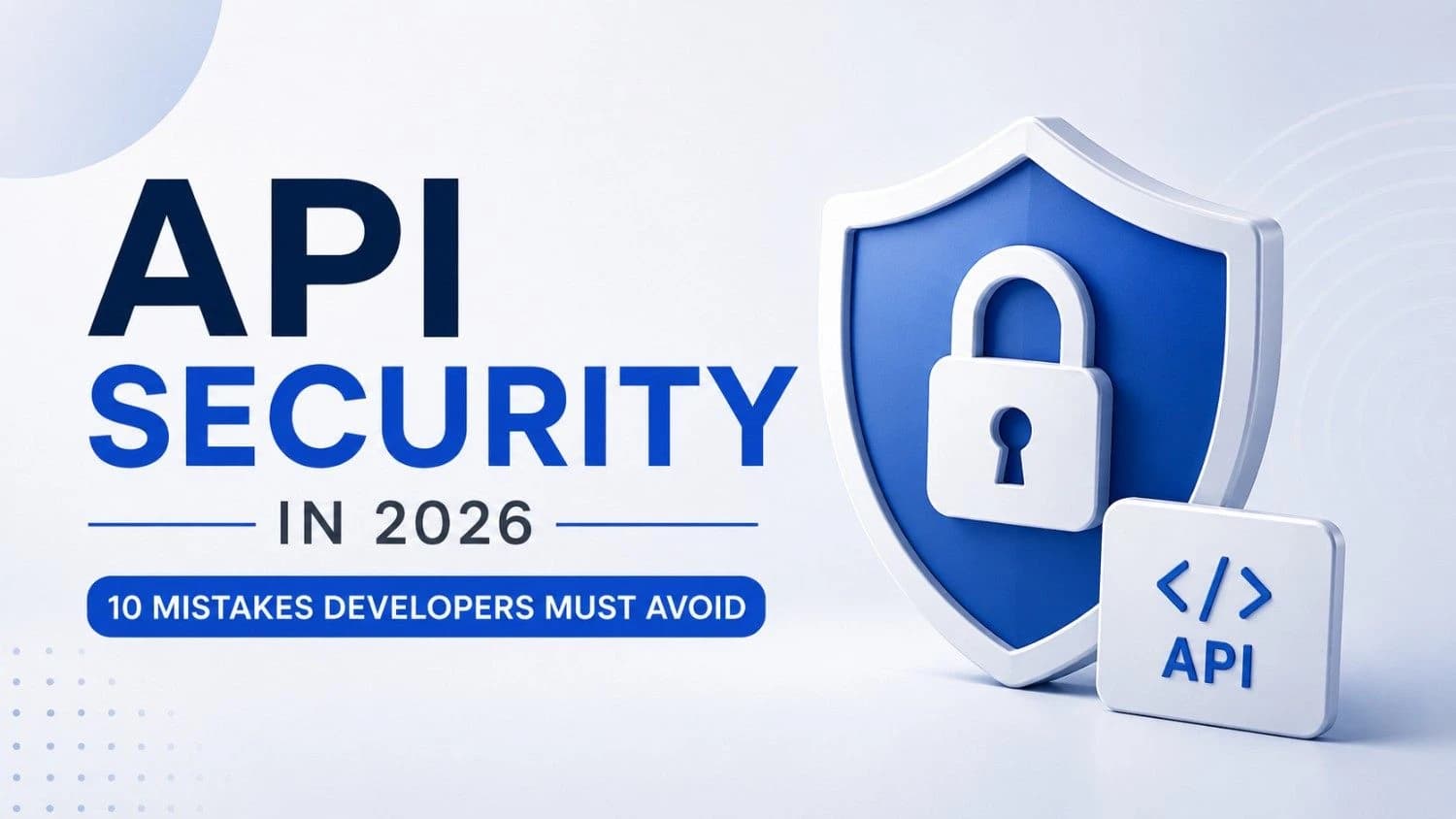 API Security in 2026: 10 Mistakes Developers Must Avoid