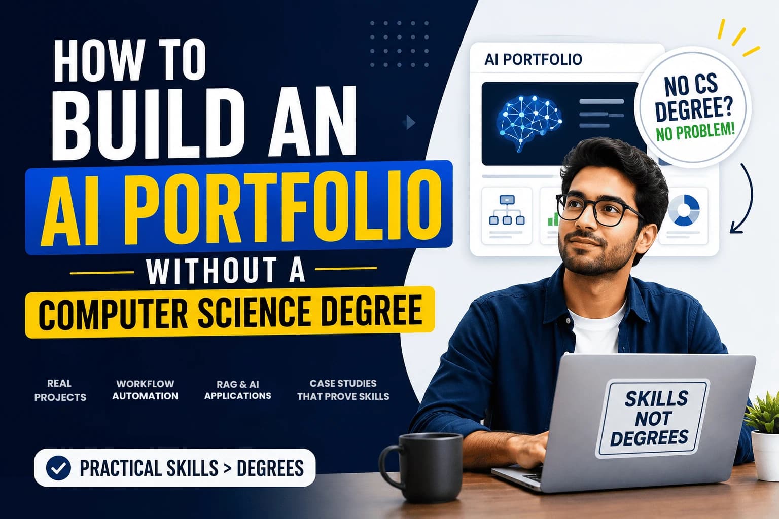 How to Build an AI Portfolio Without a Computer Science Degree