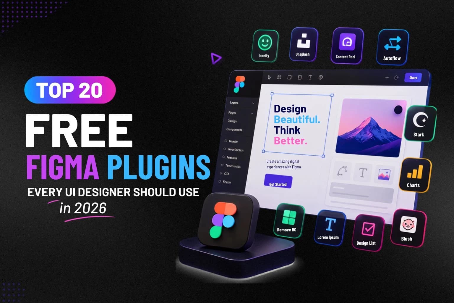 Top 20 Free Figma Plugins Every UI Designer Should Use in 2026