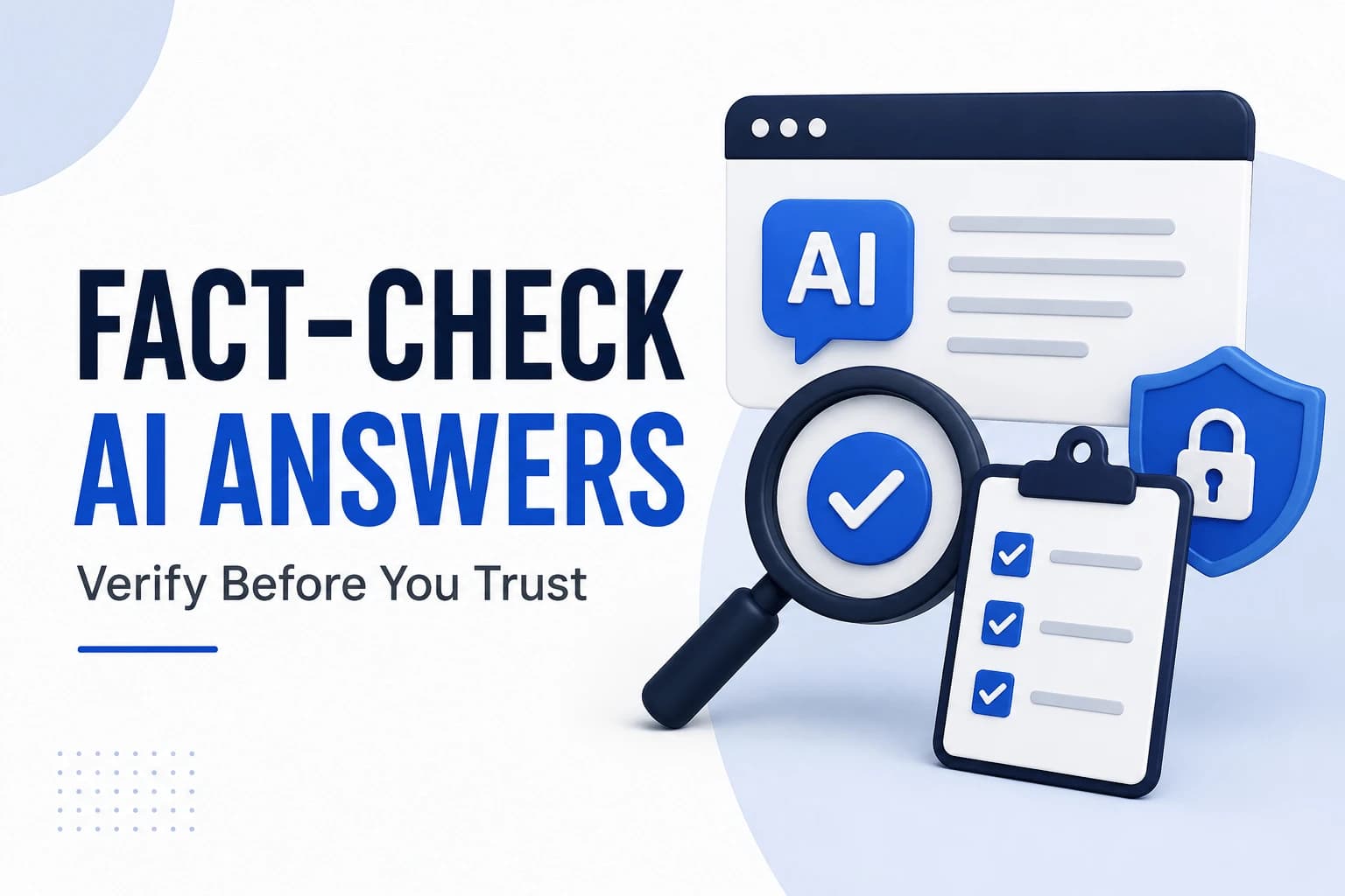 How to Fact-Check AI Answers Before You Trust Them